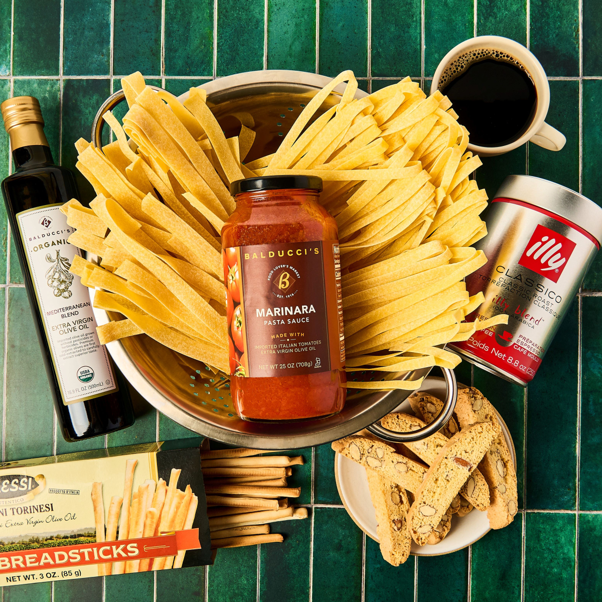 food for a home pasta night