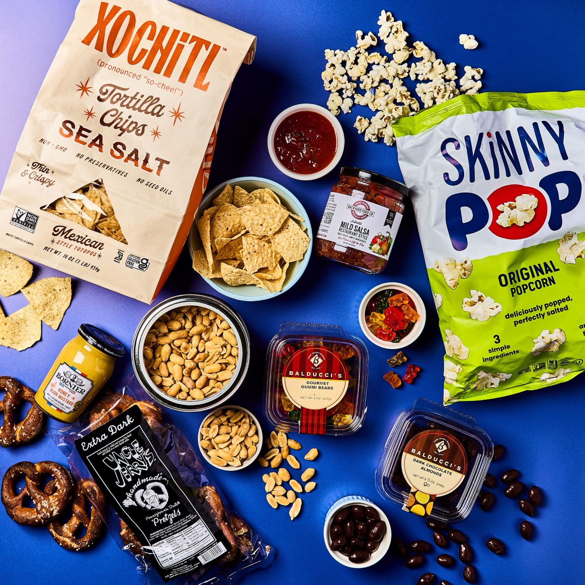 sweet and salty snacks