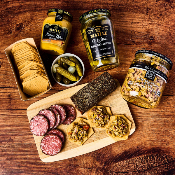 salami with accompaniments
